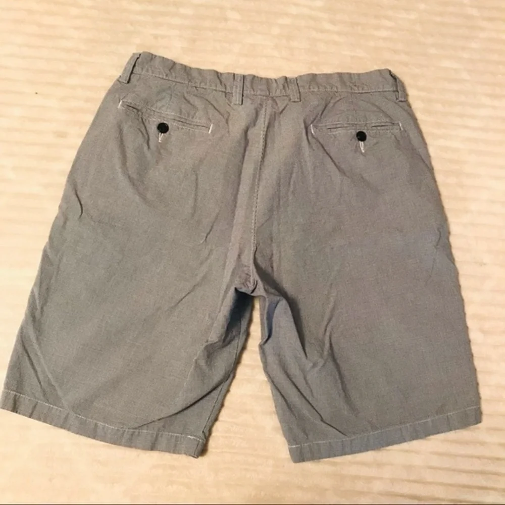 J Crew Club Navy White Houndstooth Chino Shorts - Picture 3 of 5